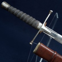 Scottish George V Infantry Officers Cross Hilted Broadsword, Highland Light Infantry 01